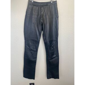 Wilson's Leather Maxima high waisted bootcut pants‎ Size 6Vintage 90's